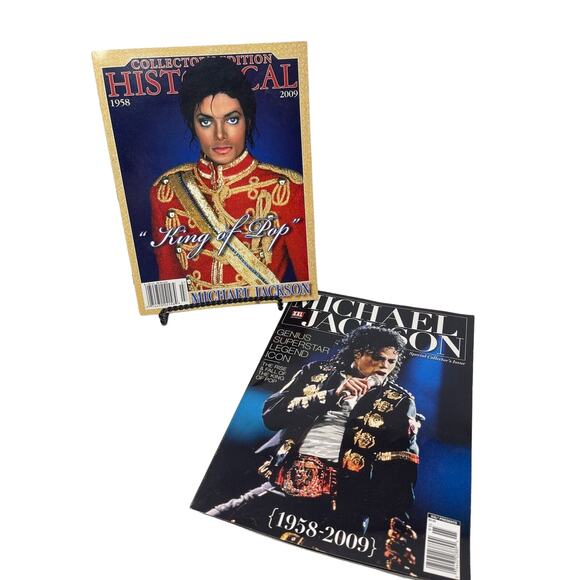 Michael Jackson King of Pop Pair Commemorative Magazines Special Collectors Edit - Picture 2 of 10